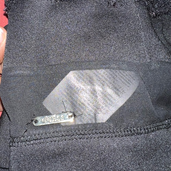 Black long sleeve top with lace - Picture 6 of 7